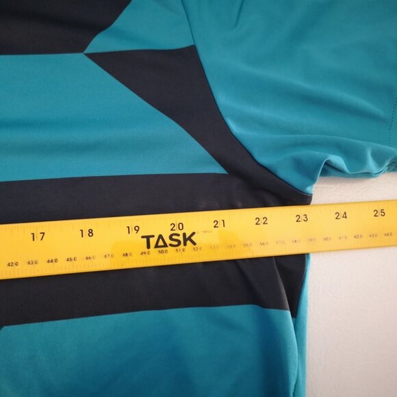 Under Armour Men's Loose Fit Size Large Blue & Black Short Sleeve Polo Shirt - Picture 11 of 14